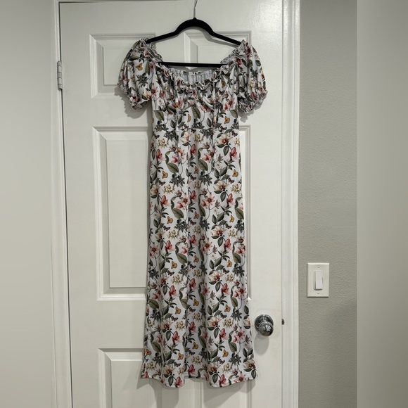 Nothing Fits But - Super Stretchy Milkmaid Dress with Ruffles - Picture 3 of 7